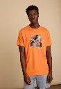 J&JOY TSHIRT ORANGE LOGO J&JOY